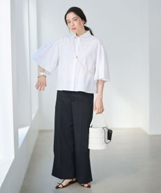 #Newans 【ANSWER for アクセサリーLOVER】ロングスリットワイドパンツ