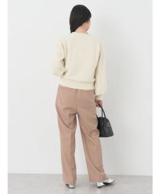 earth music&ecology ミニシャギーパールボタンカーディガン