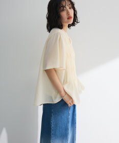 Green Parks ＳＥＴ２点マジョリカシャーリングブラウス＋タンク