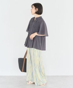 Green Parks ＳＥＴ２点マジョリカシャーリングブラウス＋タンク