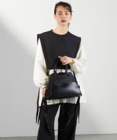 Y'SACCS モノグラムジャカード　ハーフムーン2WAYトート