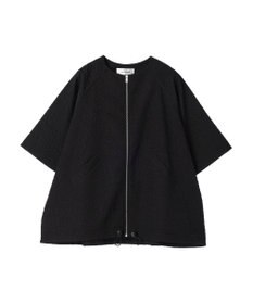 Green Parks AnriettMusee フロントジップジャガードブルゾン