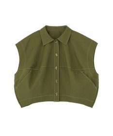 earth music&ecology コクーンフォルムシャツ