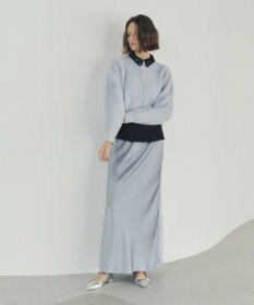 YECCA VECCA サテンフレアスカート