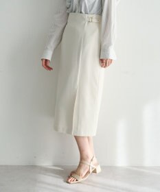 YECCA VECCA サイドベルトナロースカート
