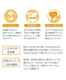 MIKI HOUSE HOT BISCUITS 【50-60cm】 フライス 短肌着 プリント柄