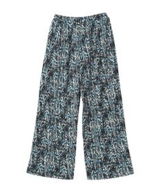 Green Parks セルフカットプリーツ柄パンツ