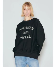 AMERICAN HOLIC ネップ裏毛ロゴスウェット