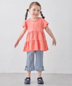 ANY KIDS 【綿100%/接触冷感】ひんやり ティアードチュニック