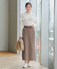 Tiaclasse 【2点セット】ニットトップス＋スカートセットアップ