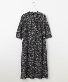 J.PRESS LADIES L 【洗える】スパンローンフラワープリント ワンピース