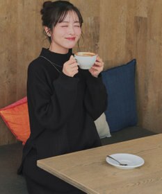 Tiaclasse 【2点セット】ニットトップス＋スカートセットアップ