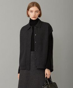 ICB ミルドウール ニットジレ