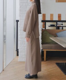 Tiaclasse 【2点セット】ニットトップス＋スカートセットアップ