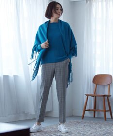 自由区 【洗える】ソフトウールハイゲージ フリンジストール