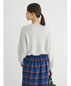 Green Parks シャギーチェックスカート