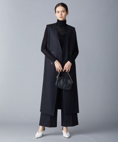 ICB 【洗える】 ウールミルドサキソニー 2WAYワンピース