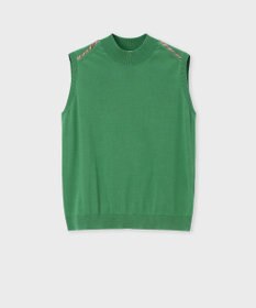 Paul Smith パイピングストライプ ノースリーブ ニット