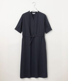 J.PRESS LADIES L 【接触冷感・洗える】プレーティングジャージー ワンピース