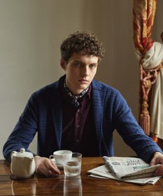 JOSEPH ABBOUD 【驚きの軽量ウール】KARLKARL チェック柄 ニットジャケット