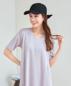 Tiaclasse 【安田美沙子さん/小倉優子さん着用】ジャガードリボンキャップ/リボンキャップ