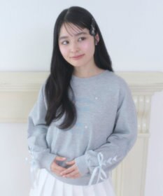 WEGO レースアップリボンスウェット