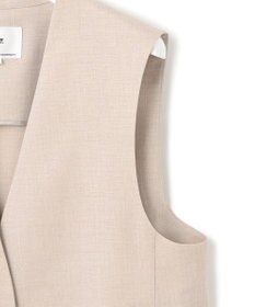 23区 L 【洗える】トリアセスラブストレッチ ジレ