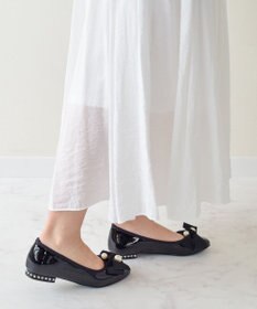 Bridget Birkin 【Bridget Birkin】ビッグパールリボンフラットシューズ
