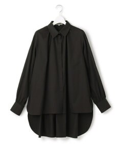 23区 【23区 lab.】ハイカウントコットン ギャザー シャツ