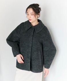 #Newans 【昨年即完売コート新色追加！】プードルコクーンコート