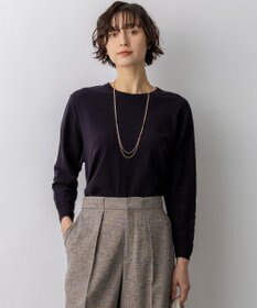 23区 L 【先行予約】ネオコンフォートストレッチ レーシーデザイン ニット