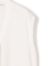 ICB 【洗える】 リネンブレンドシャイン ベスト