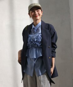 Green Parks ＳＥＴ２点フリルビスチェ＋シャツチュニック