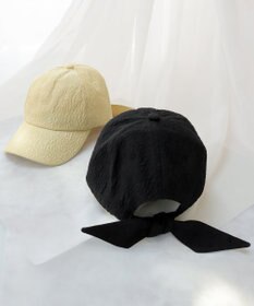 Tiaclasse 【安田美沙子さん/小倉優子さん着用】ジャガードリボンキャップ/リボンキャップ