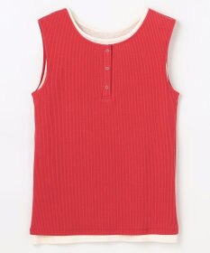 ANY L 【2SET】ツインセットヘンリーネックタンクトップ