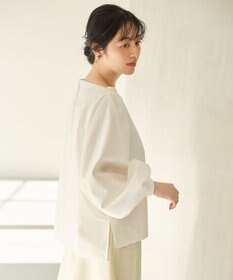 #Newans 【撥水】ボートネックリラクシーシャツ