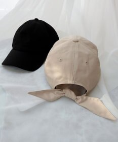 Tiaclasse 【安田美沙子さん/小倉優子さん着用】ジャガードリボンキャップ/リボンキャップ