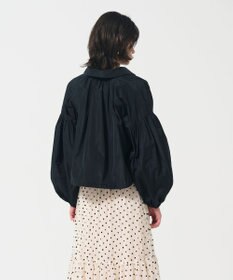 GRACE CONTINENTAL タフタギャザーシャツ