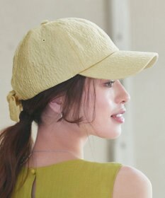 Tiaclasse 【安田美沙子さん/小倉優子さん着用】ジャガードリボンキャップ/リボンキャップ