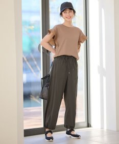 ANY 【洗濯機可/ウエストゴム】パラシュートパンツ