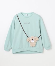 ANY KIDS アニマルポシェット 裏シャギー トレーナー