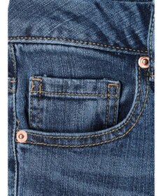 earth music&ecology セルフカットセミフレアデニムパンツ