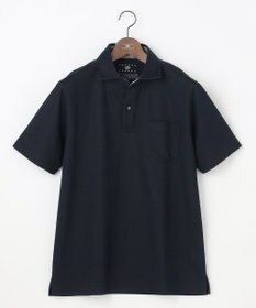 JOSEPH ABBOUD 【日本素材・オーガニックコットン使用】オーガニックコットンクールビズ ポロ