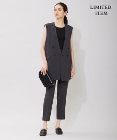 ICB 【WEB限定・洗える】BackSatinGeorgette ドロストパンツ