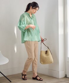 ANY 7daysデイリースリムパンツ ベージュ