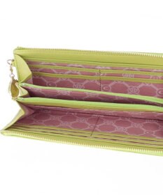 CLATHAS ワッフル　Lファスナー長財布