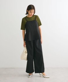 Green Parks プリーツ５分袖プルオーバー