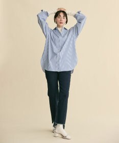 #Newans 【洗濯機可】ロールアップカフスシャツ