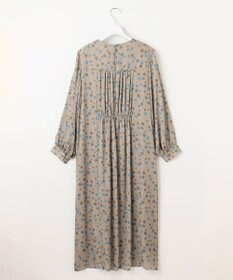 洗える】マルチポルカドットプリント ワンピース / 自由区 L