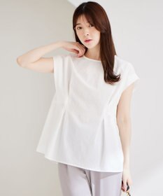 ANY SIS L 【洗える】カラミタンブラータック ブラウス